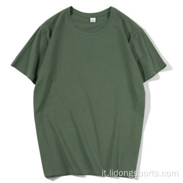 T-shirt oversize di oversize da uomo casual personalizzate